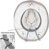 imageCC Ombre Open Weave Cowbay Hat with Braided TrimLight Gray