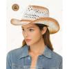 imageCC Ombre Open Weave Cowbay Hat with Braided TrimLime