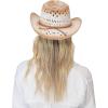 imageCC Ombre Open Weave Cowbay Hat with Braided TrimRust