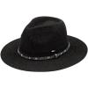 imageCC Panama Hat WRhinestone Trim BandBlack