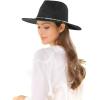 imageCC Panama Hat WRhinestone Trim BandBlack