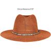 imageCC Panama Hat WRhinestone Trim BandClay