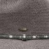 imageCC Panama Hat WRhinestone Trim BandDk Grey