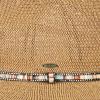 imageCC Panama Hat WRhinestone Trim BandDk Natural