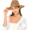 imageCC Panama Hat WRhinestone Trim BandDk Natural