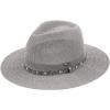 imageCC Panama Hat WRhinestone Trim BandLt Grey