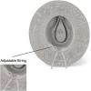imageCC Panama Hat WRhinestone Trim BandLt Grey