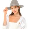 imageCC Panama Hat WRhinestone Trim BandLt Grey