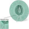 imageCC Panama Hat WRhinestone Trim BandMint