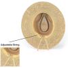 imageCC Panama Hat WRhinestone Trim BandNatural