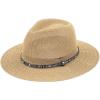 imageCC Panama Hat WRhinestone Trim BandNatural