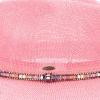 imageCC Panama Hat WRhinestone Trim BandPink