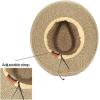 imageCC Panama Sun Hat  Rolled Edge Fedora Style with Trim Band ampamp UPF 50 UV ProtectionBrown Multi