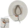 imageCC Panama Sun Hat  Rolled Edge Fedora Style with Trim Band ampamp UPF 50 UV ProtectionGrey Multi