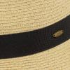 imageCC Panama Sun Hat  Rolled Edge Fedora Style with Trim Band ampamp UPF 50 UV ProtectionNatural