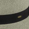 imageCC Panama Sun Hat  Rolled Edge Fedora Style with Trim Band ampamp UPF 50 UV ProtectionOlive Multi