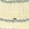 imageCC Paper Straw HandCrochet Bucket HatScallop Edge  Ivory