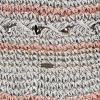 imageCC Paper Straw HandCrochet Bucket HatThin Stripe Patterns  Grey