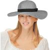imageCC Paper Straw Sunhat  for WomenFoldableblack Heater
