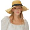 imageCC Paper Straw Sunhat  for WomenFoldablenatural