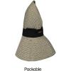 imageCC Paper Straw Sunhat  for WomenFoldableolive Heater