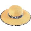 imageCC Paper Straw Sunhat  for WomenLeopardlt Blue