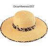 imageCC Paper Straw Sunhat  for WomenLeopardlt Brown