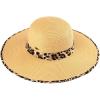 imageCC Paper Straw Sunhat  for WomenLeopardlt Brown