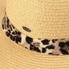 imageCC Paper Straw Sunhat  for WomenLeopardlt Brown