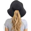 imageCC Paper Straw Sunhat  for WomenPonytailblack