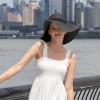 imageCC Paper Straw Sunhat  for WomenPonytailblack
