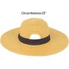 imageCC Paper Straw Sunhat  for WomenPonytailnatural