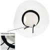 imageCC Paper Straw Sunhat  for WomenPonytailwhite
