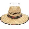 imageCC Paradise Ocean Print Bamboo Lifeguard Hat with Adjustable Strap  for UnisexParadise Ocean