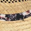 imageCC Paradise Ocean Print Bamboo Lifeguard Hat with Adjustable Strap  for UnisexTropical Hibiscus