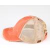 imageCC Ponycap Messy High Bun Ponytail Adjustable Glitter Mesh Trucker Baseball CapBurnt Orange