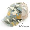 imageCC Ponycap Messy High Bun Ponytail Adjustable Glitter Mesh Trucker Baseball CapCamo Beige