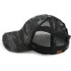 imageCC Ponycap Messy High Bun Ponytail Adjustable Glitter Mesh Trucker Baseball CapCamo Black