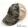 imageCC Ponycap Messy High Bun Ponytail Adjustable Glitter Mesh Trucker Baseball CapCamo Dk Grey