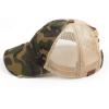 imageCC Ponycap Messy High Bun Ponytail Adjustable Glitter Mesh Trucker Baseball CapCamo Olive