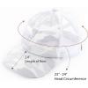 imageCC Ponycap Messy High Bun Ponytail Adjustable Glitter Mesh Trucker Baseball CapCamo White