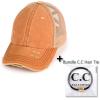 imageCC Ponycap Messy High Bun Ponytail Adjustable Glitter Mesh Trucker Baseball CapCh Brown