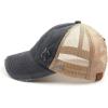 imageCC Ponycap Messy High Bun Ponytail Adjustable Glitter Mesh Trucker Baseball CapCharcoal
