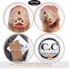 imageCC Ponycap Messy High Bun Ponytail Adjustable Glitter Mesh Trucker Baseball CapCotton Candy  Mesh