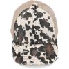 imageCC Ponycap Messy High Bun Ponytail Adjustable Glitter Mesh Trucker Baseball CapCow Beige