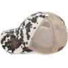 imageCC Ponycap Messy High Bun Ponytail Adjustable Glitter Mesh Trucker Baseball CapCow Beige