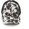 imageCC Ponycap Messy High Bun Ponytail Adjustable Glitter Mesh Trucker Baseball CapCow Black