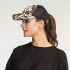 imageCC Ponycap Messy High Bun Ponytail Adjustable Glitter Mesh Trucker Baseball CapCow Black