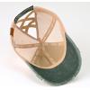 imageCC Ponycap Messy High Bun Ponytail Adjustable Glitter Mesh Trucker Baseball CapDk Green