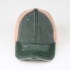 imageCC Ponycap Messy High Bun Ponytail Adjustable Glitter Mesh Trucker Baseball CapDk Green